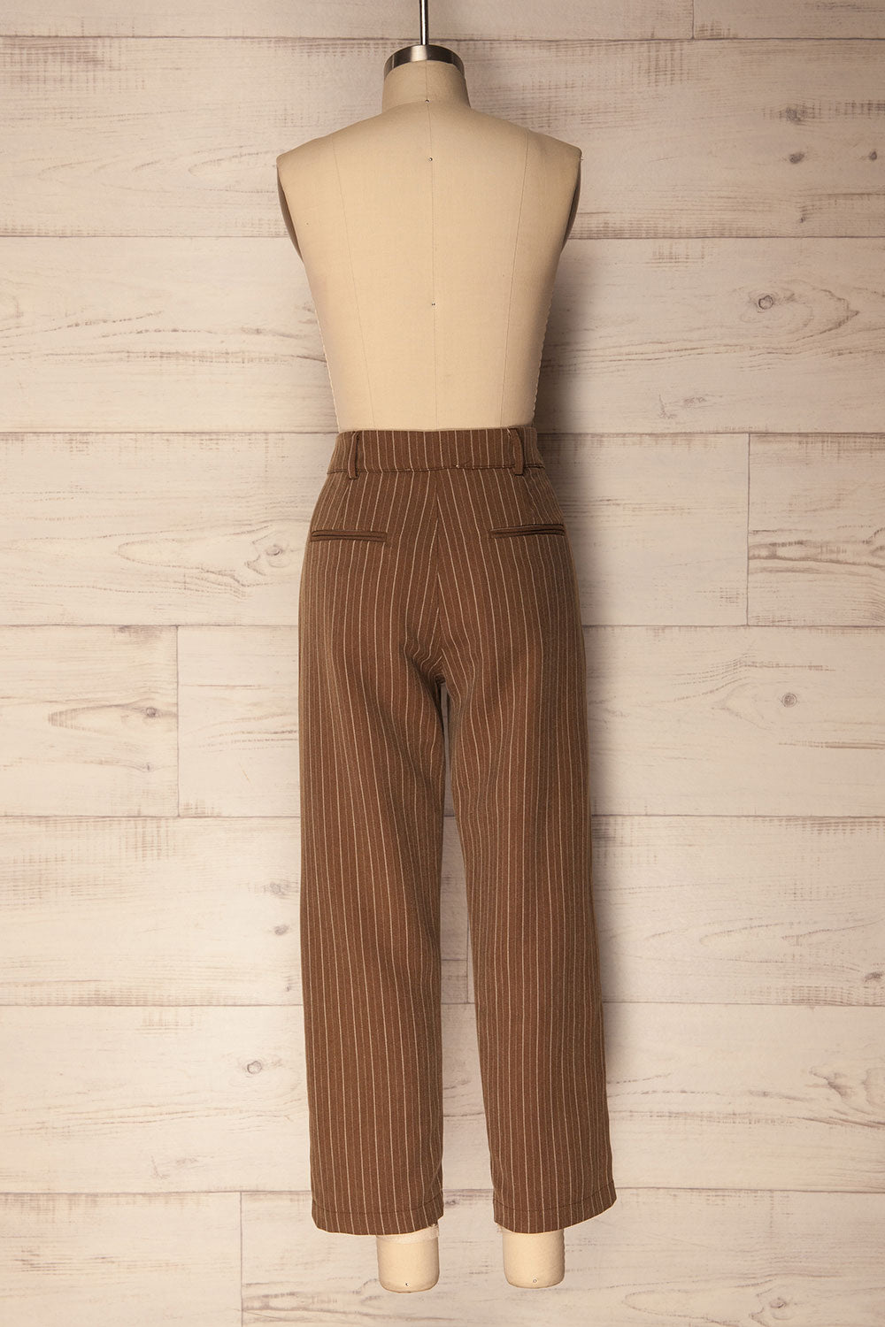 Decin Cliff Brown Tapered & Cropped Pants | La Petite Garçonne