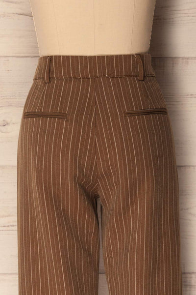 Decin Cliff Brown Tapered & Cropped Pants | La Petite Garçonne