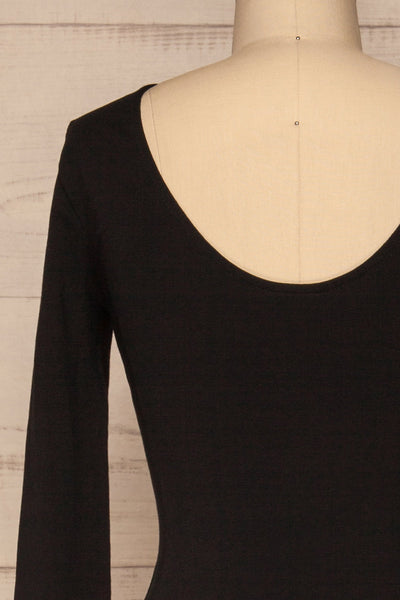 Dellerud Black Long Sleeved Bodysuit | La Petite Garçonne 6