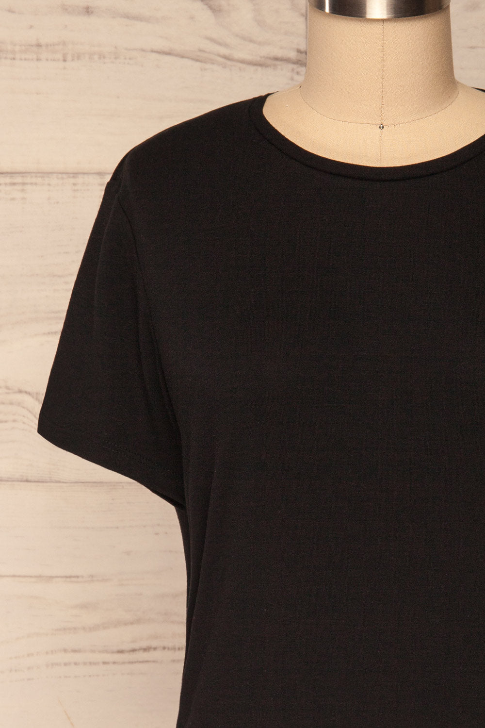 Delp Black Soft Cropped T-Shirt | La Petite Garçonne 2