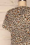 Delp Cheetah Printed Soft Cropped T-Shirt | La Petite Garçonne 6