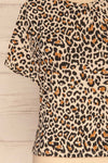 Delp Cheetah Printed Soft Cropped T-Shirt | La Petite Garçonne 7