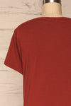 Delp Cognac Red Soft Cropped T-Shirt | La Petite Garçonne 6