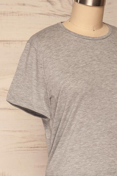 Delp Grey Soft Cropped T-Shirt | La Petite Garçonne 4