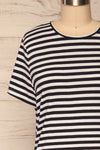Delp Navy Stripes Soft Cropped T-Shirt | La Petite Garçonne 2