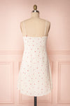 Desiree Beige Short Dress w/ Red Hearts | Boutique 1861 back view