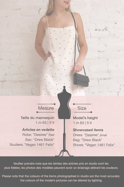 Desiree Beige Short Dress w/ Red Hearts | Boutique 1861 template