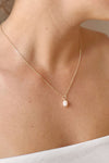 Opha May Johnson Water Pearl Pendant Necklace | Boutique 1861 on model