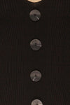 Deurle Black Ribbed Button-Up Camisole | La Petite Garçonne 8