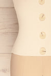 Deurle Cream Ribbed Button-Up Camisole | La Petite Garçonne 7