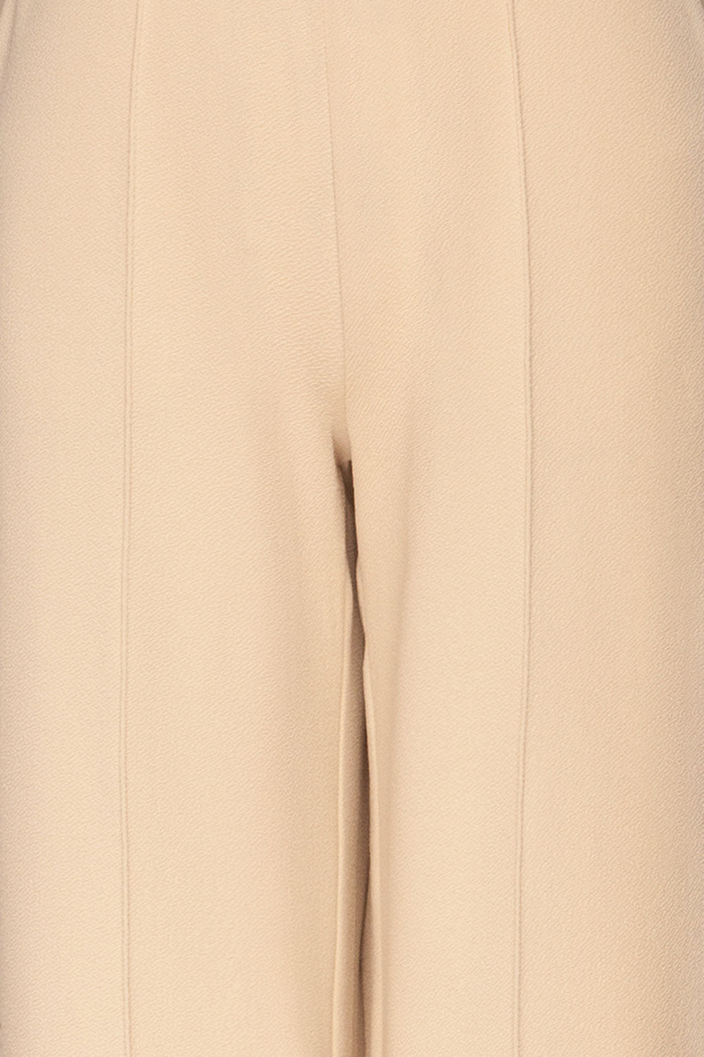 Devesa Beige Wide Leg Pants w/ Pockets | La petite garçonne fabric