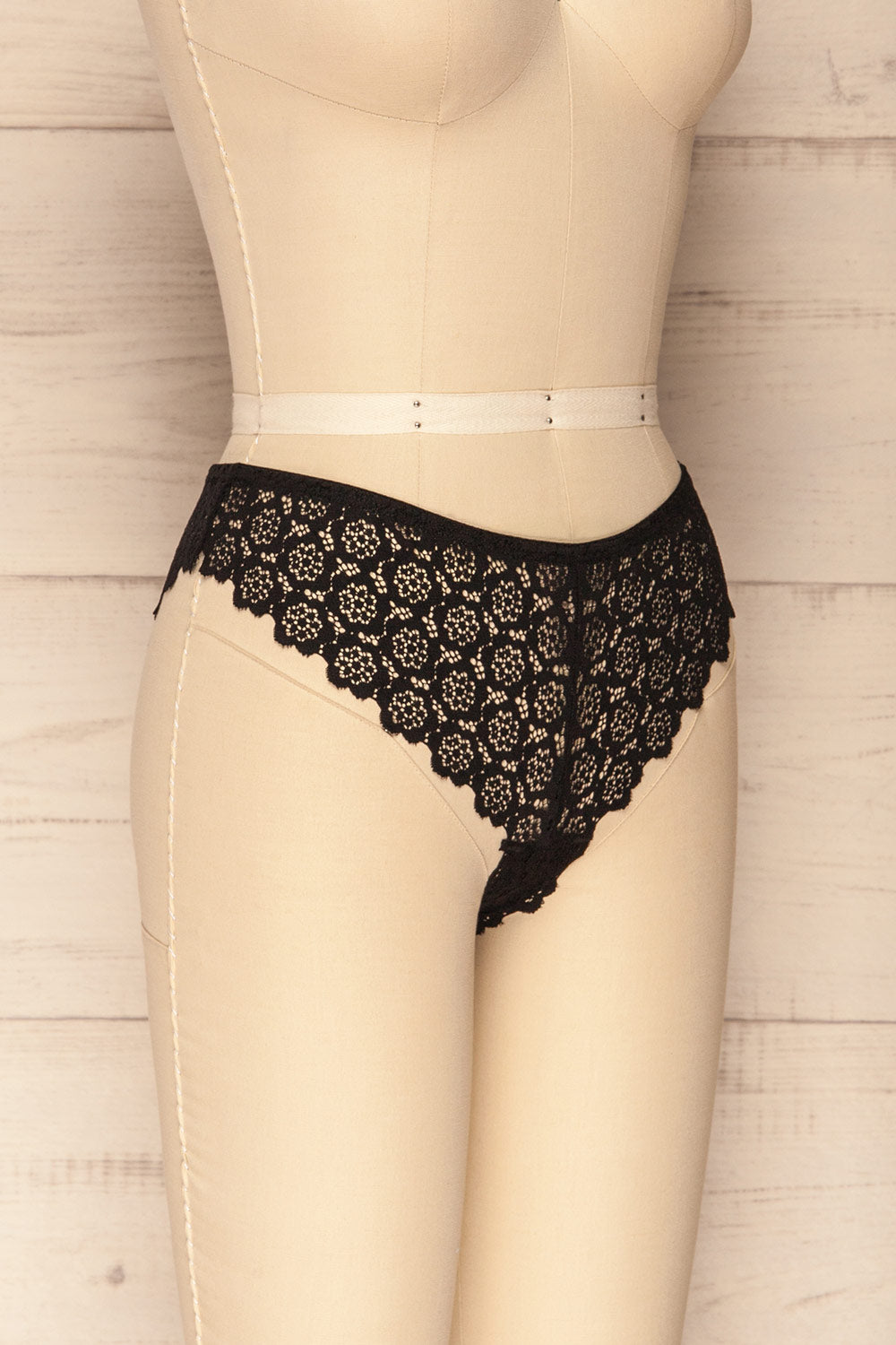 Diantha Black Lace Brazilian Panties | La Petite Garçonne Chpt. 2 5