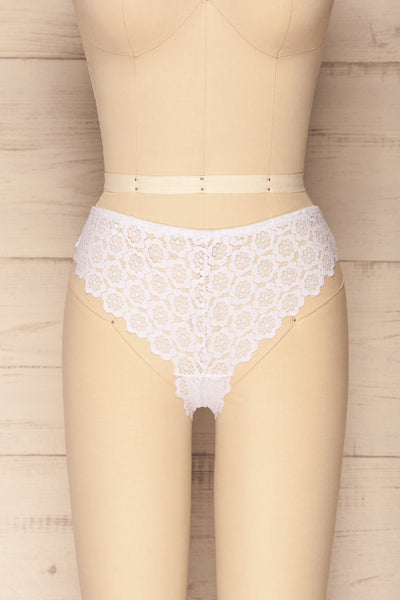 Diantha White Lace Brazilian Panties | La Petite Garçonne Chpt. 2 3