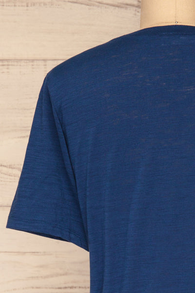 Digranes Blue T-Shirt | La Petite Garçonne back close-up