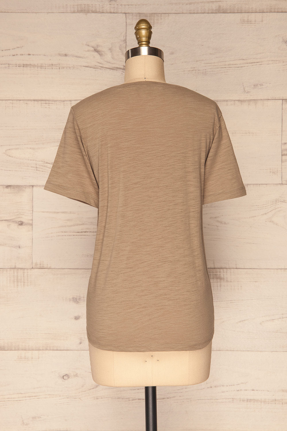 Digranes Green Khaki T-Shirt | La Petite Garçonne back view 