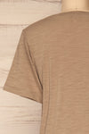 Digranes Green Khaki T-Shirt | La Petite Garçonne back close-up