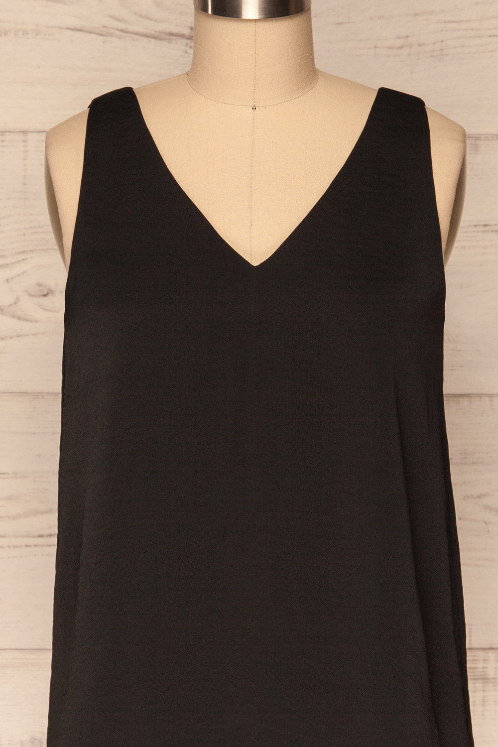 Diksna Black Loose Satin Camisole | La Petite Garçonne 2