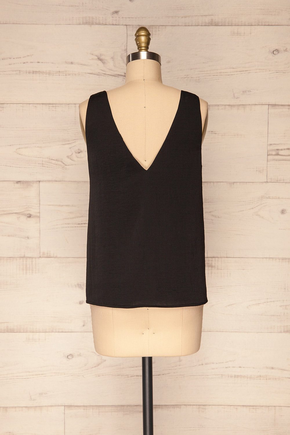 Diksna Black Loose Satin Camisole | La Petite Garçonne 5