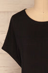 Dingja Black Short Sleeved Loose T-Shirt | La Petite Garçonne 2