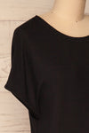 Dingja Black Short Sleeved Loose T-Shirt | La Petite Garçonne 4