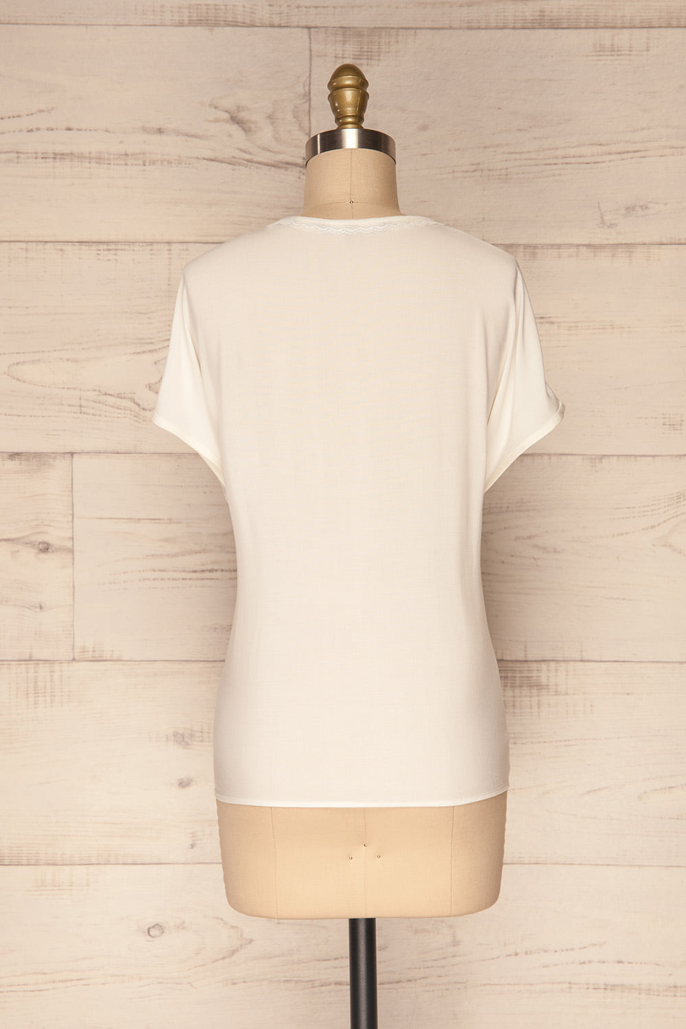 Dingja White Short Sleeved Loose T-Shirt | La Petite Garçonne 5