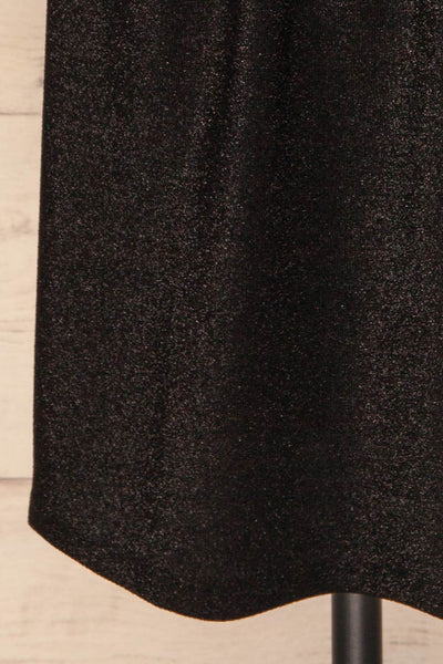 Dobele Black Sparkling Short Sleeve Dress | La petite garçonne bottom