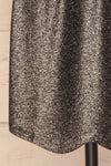 Dobele Silver Sparkling Short Sleeve Dress | La petite garçonne bottom