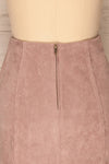 Dobrzany Lilac Faux Suede Mini Skirt | La Petite Garçonne 6
