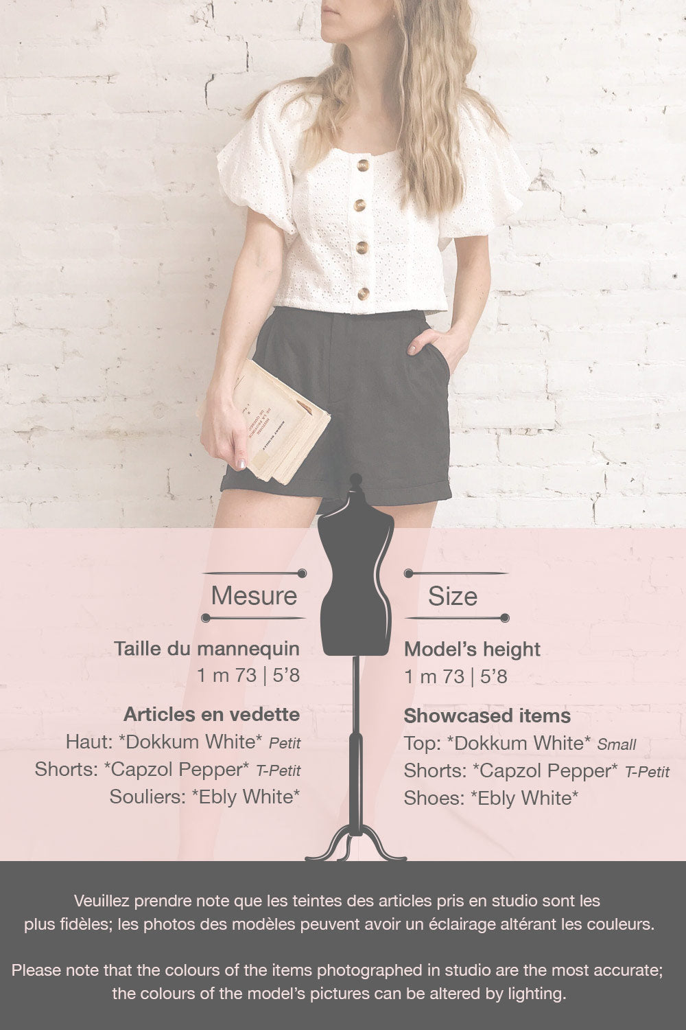 Capzol Pepper Black High Waist Shorts | La petite garçonne template