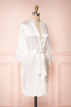 Dorika White Satin Bridal Kimono | Boudoir 1861 4