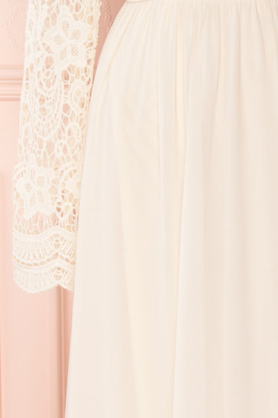 Dottie Cream Lace & Chiffon A-Line Gown | Boutique 1861 8