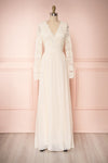 Dottie Cream Lace & Chiffon A-Line Gown | Boudoir 1861 front