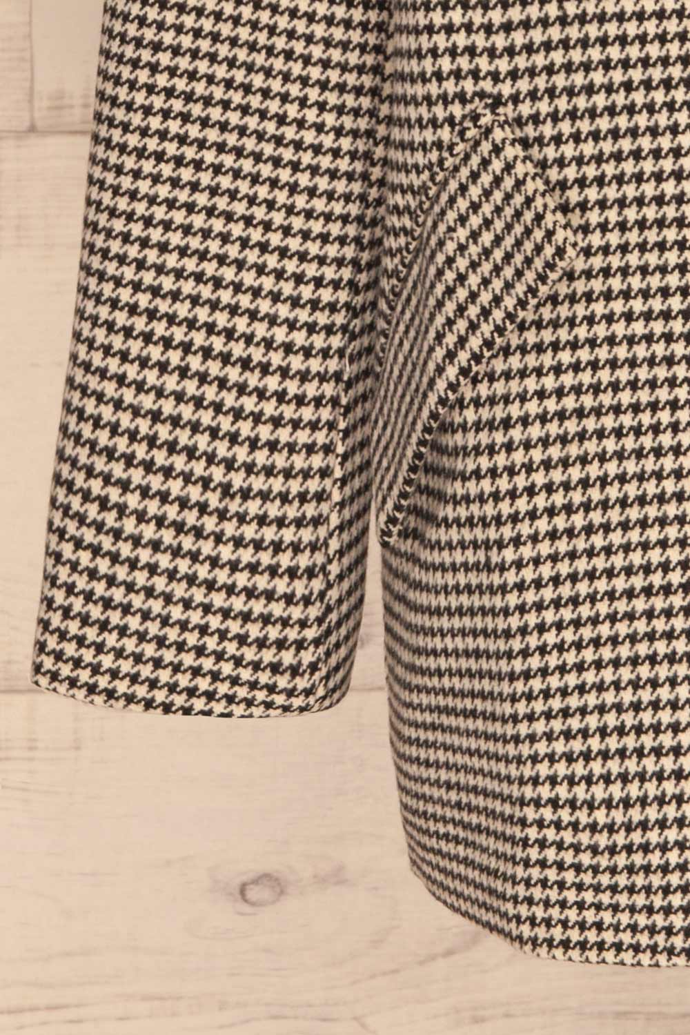 Drawno Black & White Houndstooth Blazer | La petite garçonne  bottom 