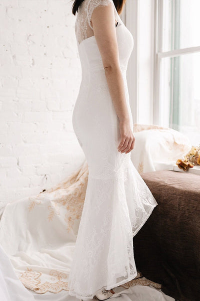 Airaro White Lace Mermaid Bridal Dress | Boudoir 1861 2
