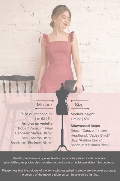 Carazon Pink A-Line Short Dress | La petite garçonne template