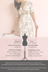Cariyacu Off-White Floral Wrap Dress | La petite garçonne template