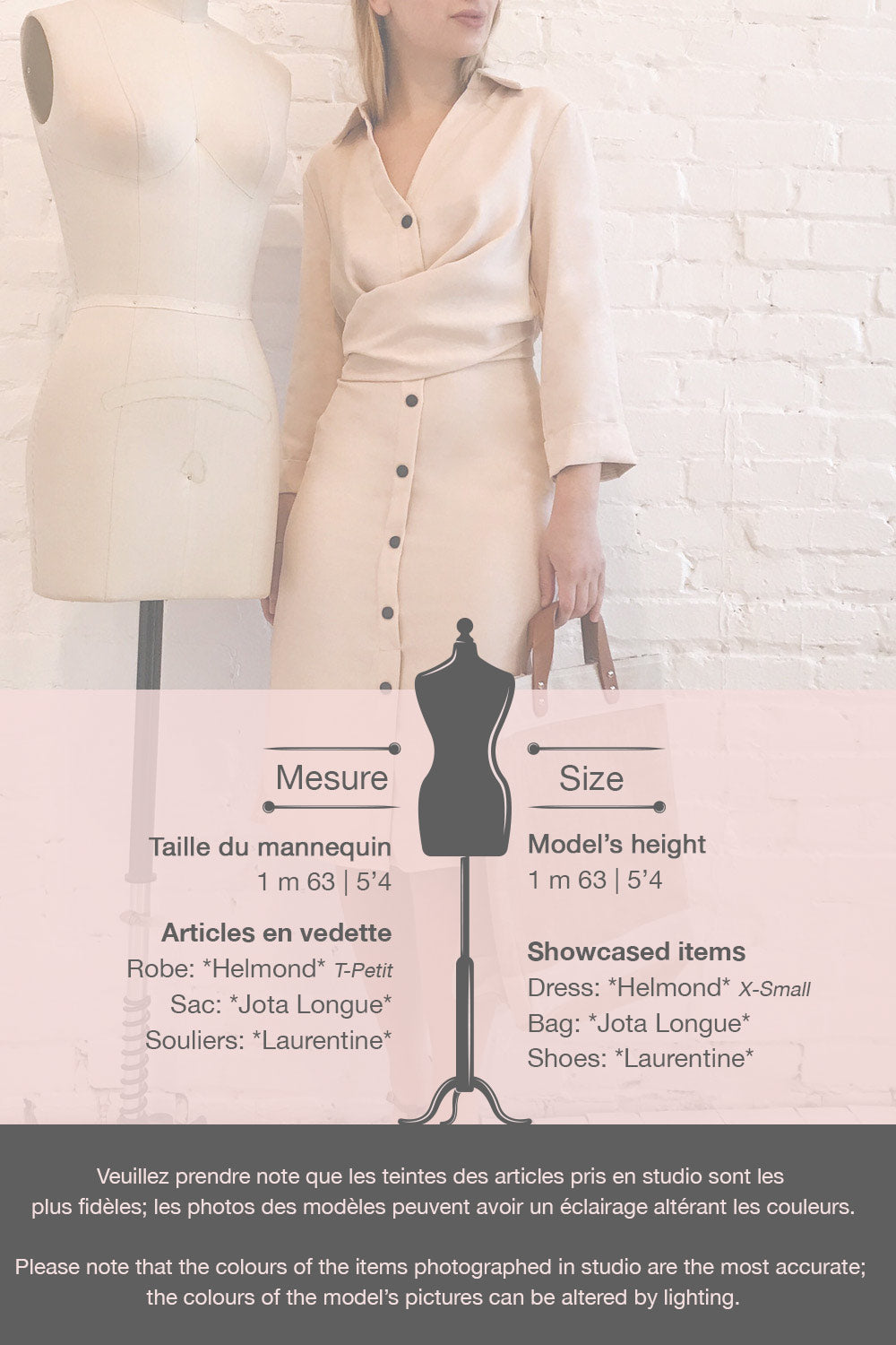 Helmond Beige Buttoned Midi Dress | La petite garçonne template