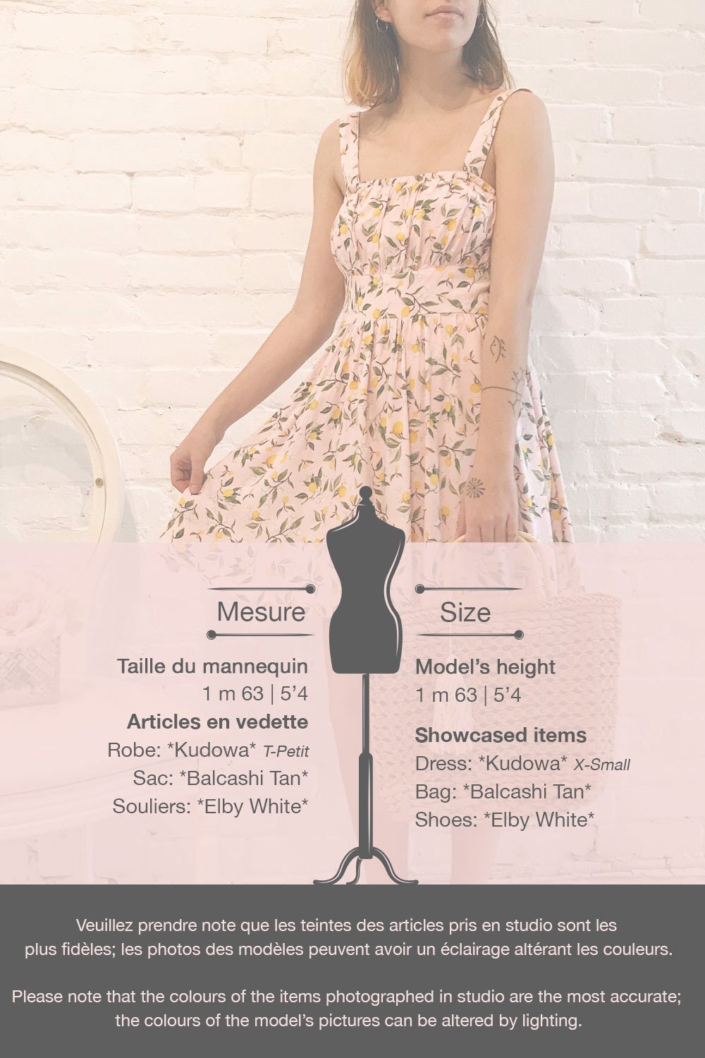 Kudowa Pink Lemon Print Flared Short Dress | Boutique 1861 template