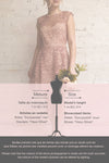 Dunyazade Pink Short Lace Dress w/ Open Back | Boudoir 1861 template