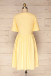Ebbesvik Field Yellow Button-Up A-Line Dress | La Petite Garçonne