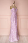 Edilma | Lilac Embroidered Gown