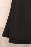Edyth Black Mermaid Maxi Dress | Boutique 1861 bottom
