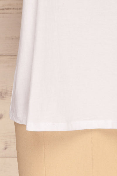 Eftang White Rolled Sleeves T-Shirt | La petite garçonne bottom