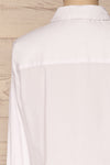 Eggodden Blanc White Long Sleeved Shirt | La Petite Garçonne back close up