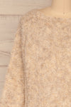 Egilsvik Beige Knit Sweater | La Petite Garçonne front close-up