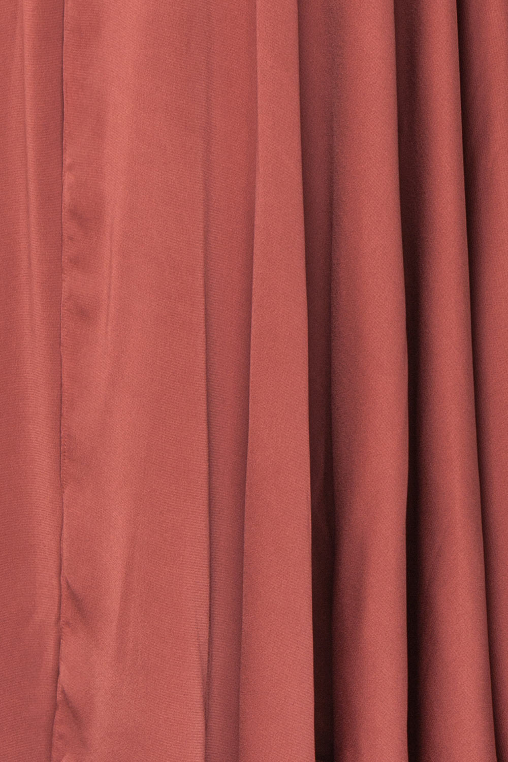 Eglantine Pink Satin Flare Gown | Robe longue | Boudoir 1861 fabric detail 
