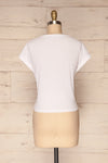 Eibydal Bianca White Slightly Cropped T-Shirt | La Petite Garçonne 6