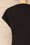 Eibydal Nero Black Slightly Cropped T-Shirt | La Petite Garçonne 6