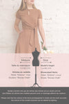 Eidsora Light Brown Short A-Line Dress | La petite garçonne template