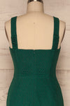 Eidsvaag Emerald Green Lace Sleeveless Jumpsuit | La Petite Garçonne back close-up